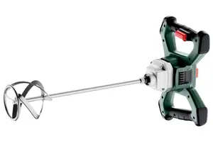 Power stirrer Metabo 601164850, brushless motor, 820 RPM, M14 spindle, max 30 kg mixing, 3.4 kg