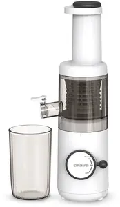 Juicer ORAVA Taurus-3 mini slow juicer, 120W, white