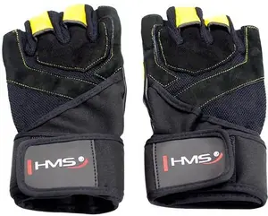 Sporta cimdi HMS RST01 melni-dzelteni izm. S (modelis 17-63-200)