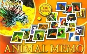 Samo-pol Animal Memo 188024 – children's memory matching game, card set