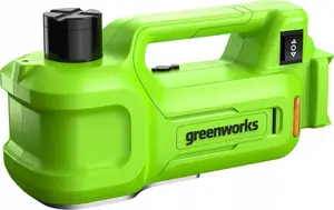 Car jack GreenWorks G24JACK 24V cordless hydraulic lift
