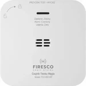 Датчик угарного газа INNE FCO-850 WF — батарейный, с Wi‑Fi (Tuya)