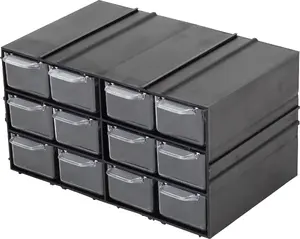 Tool organizer MEGA 35806 — portable tool storage box, compact workshop organizer