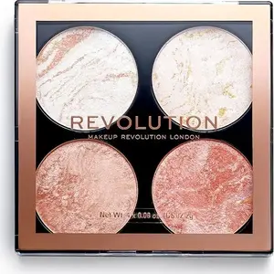 Makeup Revolution Cheek Kit Taker A Breather палетка-хайлайтер для лица, компактный хайлайтер