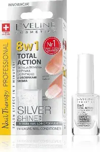 Nagu terapijas lakas Eveline Total Therapy 8in1 Silver Shine 12 ml — nagu kopšana