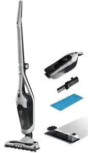 2‑in‑1 kātsūklis Concept Solution VP4201 — sausa un mitra tīrīšana, bez maisa, 90 W, 0.6 L, melni/sudrabi