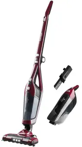 2‑1 rokas/stils putekļsūcējs Concept Solution VP4136 — sausa un mitra tīrīšana, bez maisiņa, 100 W, 0.6 L, melns/sarkans