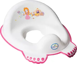 Tualetes sēdeklis Tega Baby LP-002-103 — neslīdoša princese, balta