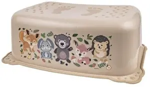 Footstool Sensillo Lisek Leśna Ferajna beige — nursery footrest for babies