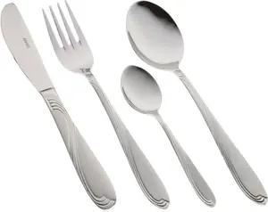 Cutlery set KingHoff KH-3554, 72-piece stainless steel flatware, satin finish