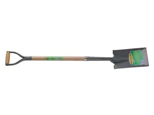 Lāpsta MODECO MN-79-360 — taisna kāta dārza lāpsta ar metāla asmeni, vispārējas lietošanas rakšanas instruments