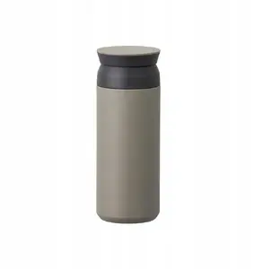 Thermal Travel Mug Kinto TRAVEL 500 ml Khaki — insulated stainless steel cup