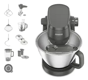 Food processor Kenwood KHC30.070GY — 1000 W, 4.3 L stainless steel bowl, rotary control, grey