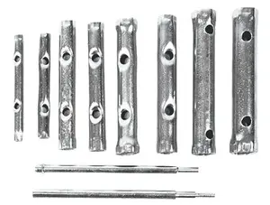 Adjustable Double-Ended Pipe Wrench Set Top Tools 6–22 mm, 10 pieces (35D193)