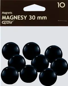 Magnet pins Grand 30 mm black pack of 10 (Grand 190311)