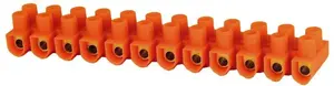 Terminal block Simet LTF 12-4.0 12-way 4 mm² screw-clamp, orange