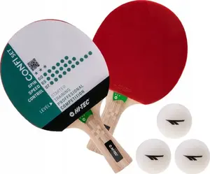 Badmintona raketu komplekts HITEC CONFI SET – vairāku detaļu komplekts iesācējiem/klubam