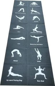 Yoga Mat Triton foldable 1700x600x5 mm black