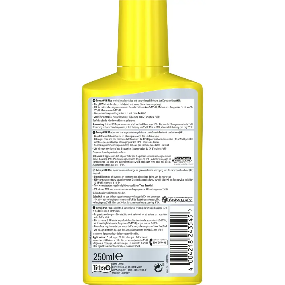 Tetra pH / KH Plus 250 ml ūdens līdzeklis Photo 2