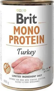 Влажный корм для собак Brit Karma Monoproteinowa Индейка 400 г, банка