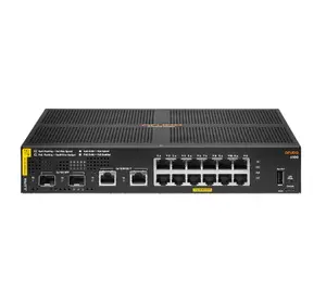 Коммутатор L3 управляемый HPE Aruba Networking 6100 — 12x Gigabit RJ-45, 2x 10G SFP+, Class4 PoE 139W, 1U