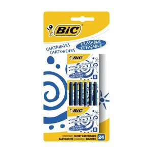 Ballpoint pen refill BIC 888751 — Blue ink, pack of 24, standard size