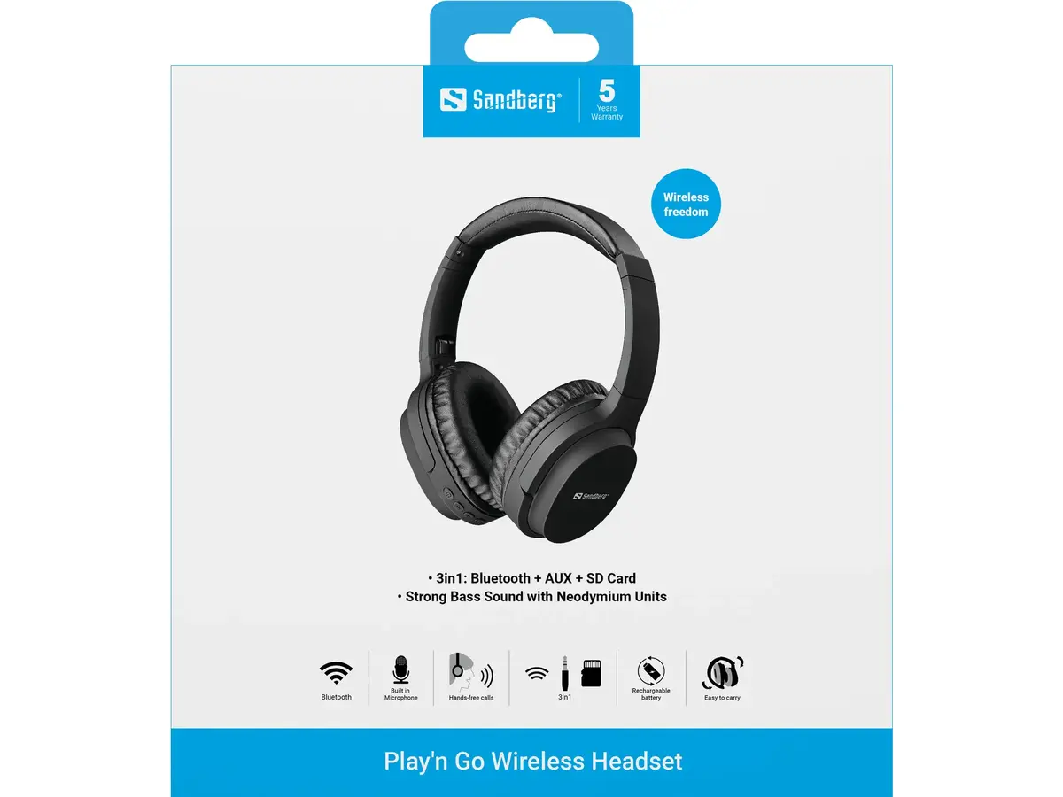 Наушники SYNOLOGY Sandberg Play'n Go Wireless Photo 3