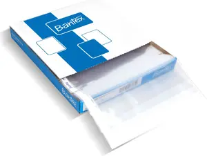 Plastic Document Sleeve Bantex A4, 100 µm polypropylene, pack of 25, clear
