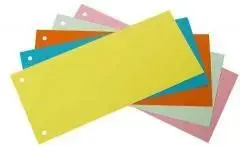 Binder dividers Donau 105 x 235 mm, pack of 100, model 14K134X