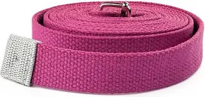 Yoga Strap Tiguar purple — adjustable stretching strap for yoga and Pilates