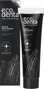 Toothpaste Ecodenta Whitening with Charcoal 100 ml — black toothpaste