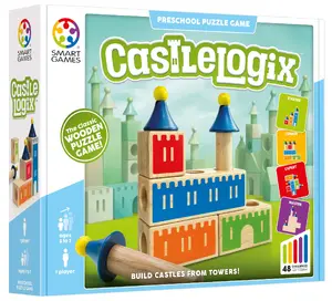 Loģiskā spēle Smart Games Castle Logix viens spēlētājs, daudzkrāsains, 7–8 gadi
