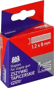 Upholstery Staples Grand 1.2 x 8 mm for Tacker/Staple Gun, pack (MPN 503851)