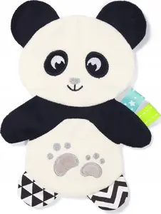 Mīkstā rotaļlieta Baby Ono Panda Polly 1558 — nomierinoša grabināmā/šnipojoša rotaļlieta