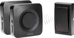 Wired Doorbell ORNO ON-165 (230V, Wireless Receivers x2, Battery-free)