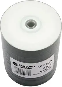 Blank CD-R discs PLATINET 700 MB 52x, 100 pcs (MPN 41011)