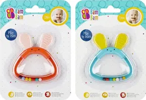 Погремушка Bambam GRZECHOTKA ZAJACZEK 13x18 см — Bambam G37 BB