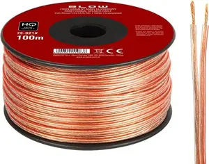 Speaker cable BLOW 2×0.35 mm² transparent — model 73-321#