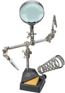 Soldering third hand with magnifying glass and iron stand GOOBAY RB76560