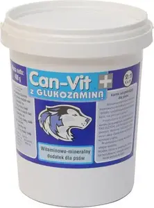 Kalcija pulveris Canvit Can-Vit CALCIUM Niebieski 400 g — minerālu atbalsts suņiem