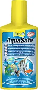 Ūdens kondicionieris Tetra AquaSafe 100 ml – 100 ml pudele akvārija ūdens apstrādei