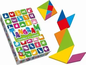 Multigra Tangram puzzle set by Multigra — wooden geometric tangram pieces for pattern and spatial reasoning