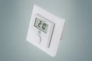 Thermostat Homematic IP HmIP-BWTH RF, 230 V, 1 A, LCD, IP20, White, 55×54×55 mm