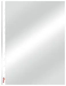 Sleeve folder ESSELTE Pocket 55my A4, transparent polypropylene sleeve, 210×297 mm, 1 mm