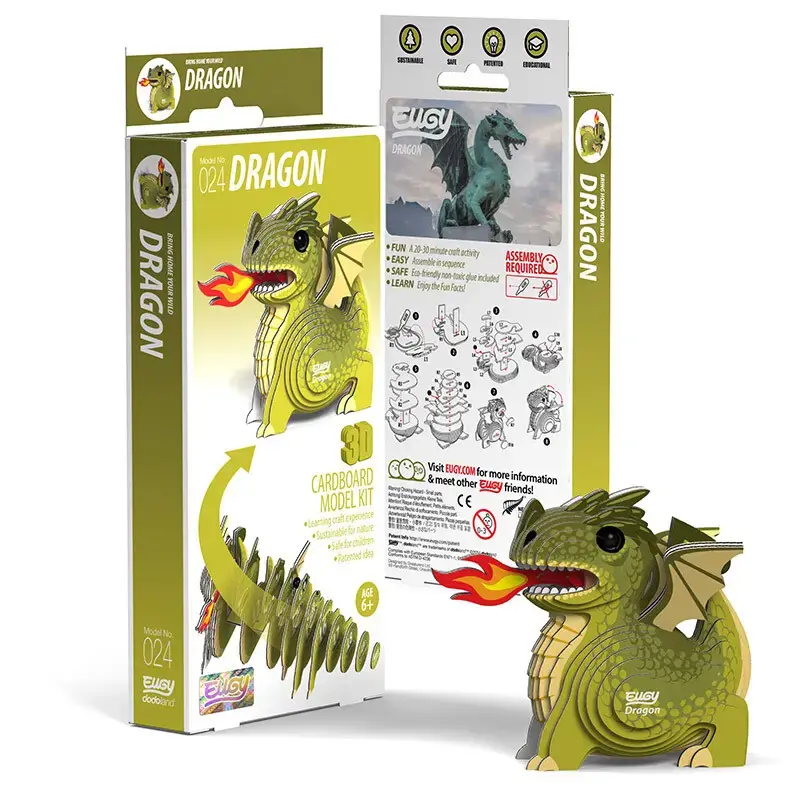 Fat Brain Toys Eugy Dragon 3D-пазл Photo 5