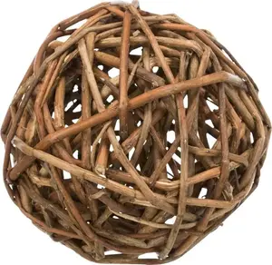 Trixie woven willow ball toy for rabbit guinea pig small pets 13 cm
