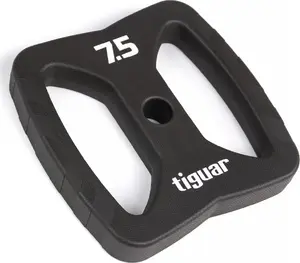 Barbell Weight Plate Tiguar Butterfly 7.5 kg V2 — Cast Iron, Standard Hole