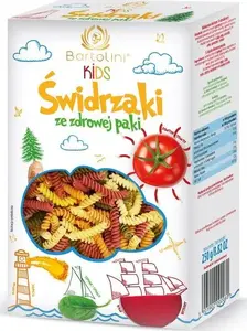 Pasta for children Bartolini Makaron Świdrzaki — twisted noodles 250 g