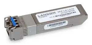SFP+ Fiber Optic Transceiver LANCOM SFP-LX-LC10, 10 Gbit/s, stainless steel, SFP+ form factor