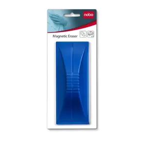 Whiteboard eraser NOBO Magnetic Whiteboard Eraser, blue, magnetic backing, 1 pc